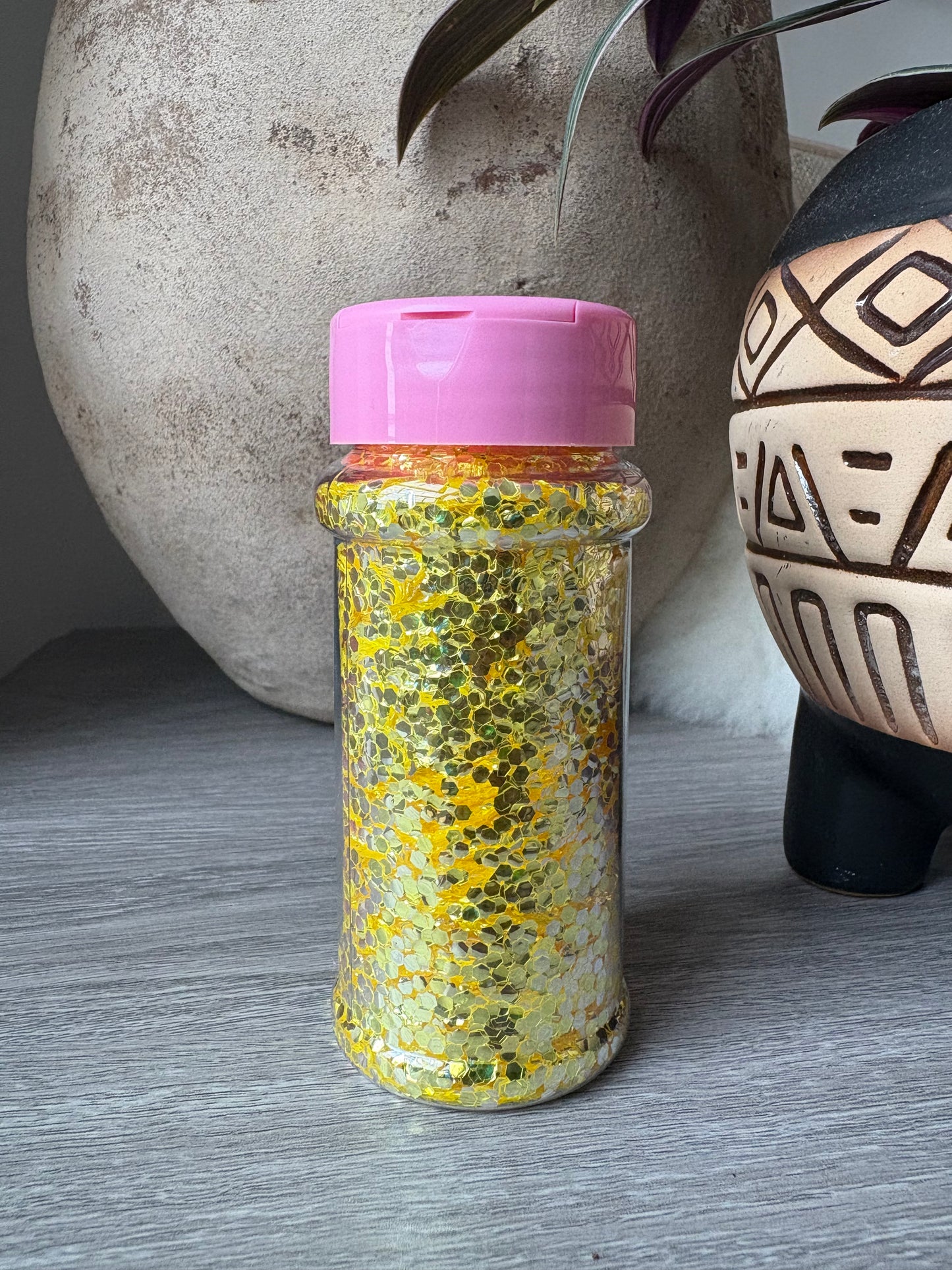 Medallion Drip bubble glitter