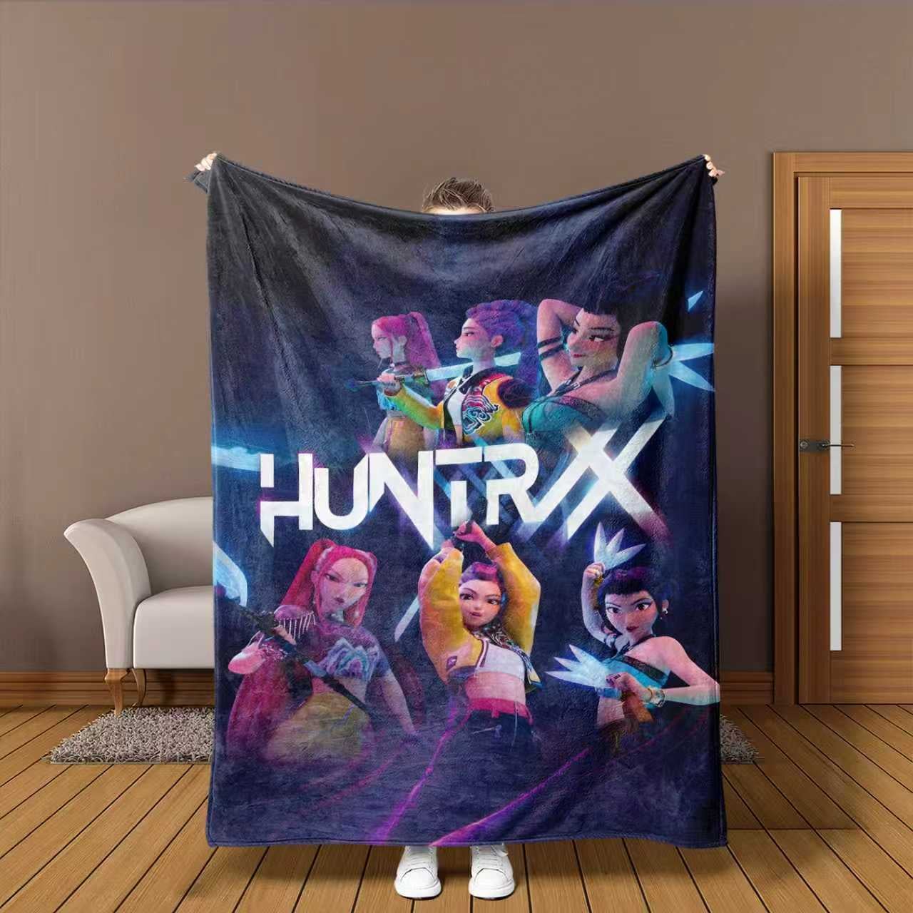 Huntrix 3 Flannel Blanket