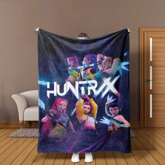 Huntrix 3 Flannel Blanket