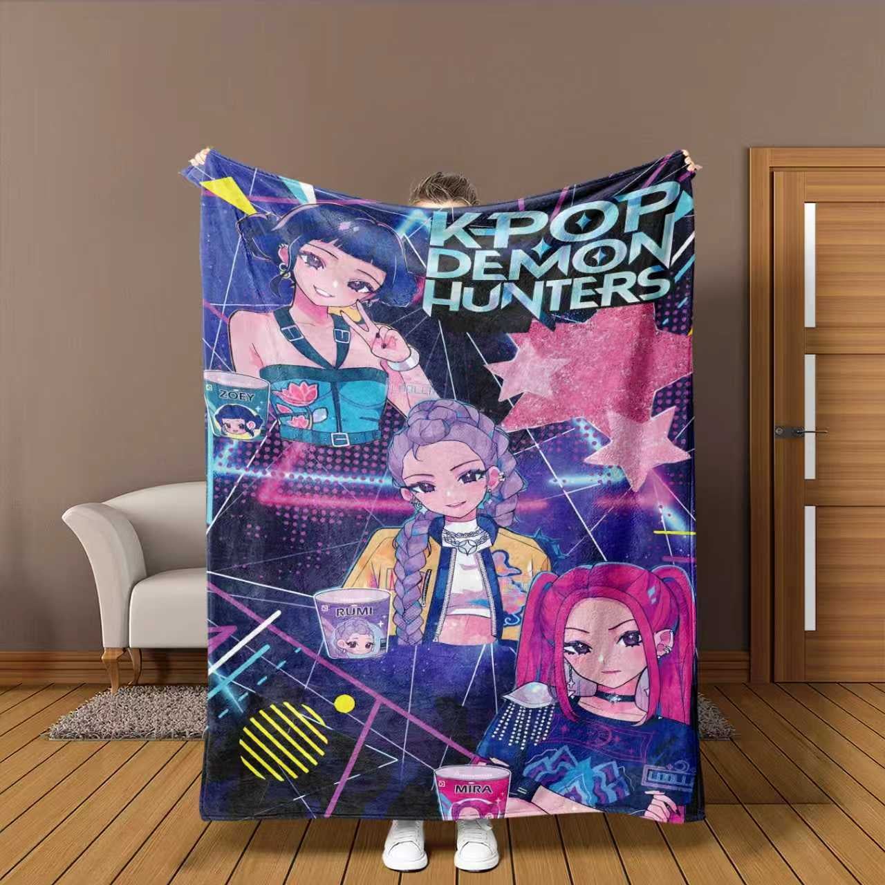 Kpop Demon Hunter 2 Flannel Blanket