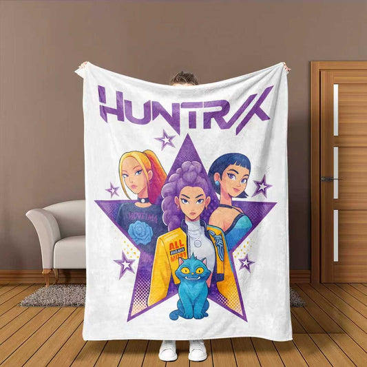 Huntrix 2 Flannel Blanket