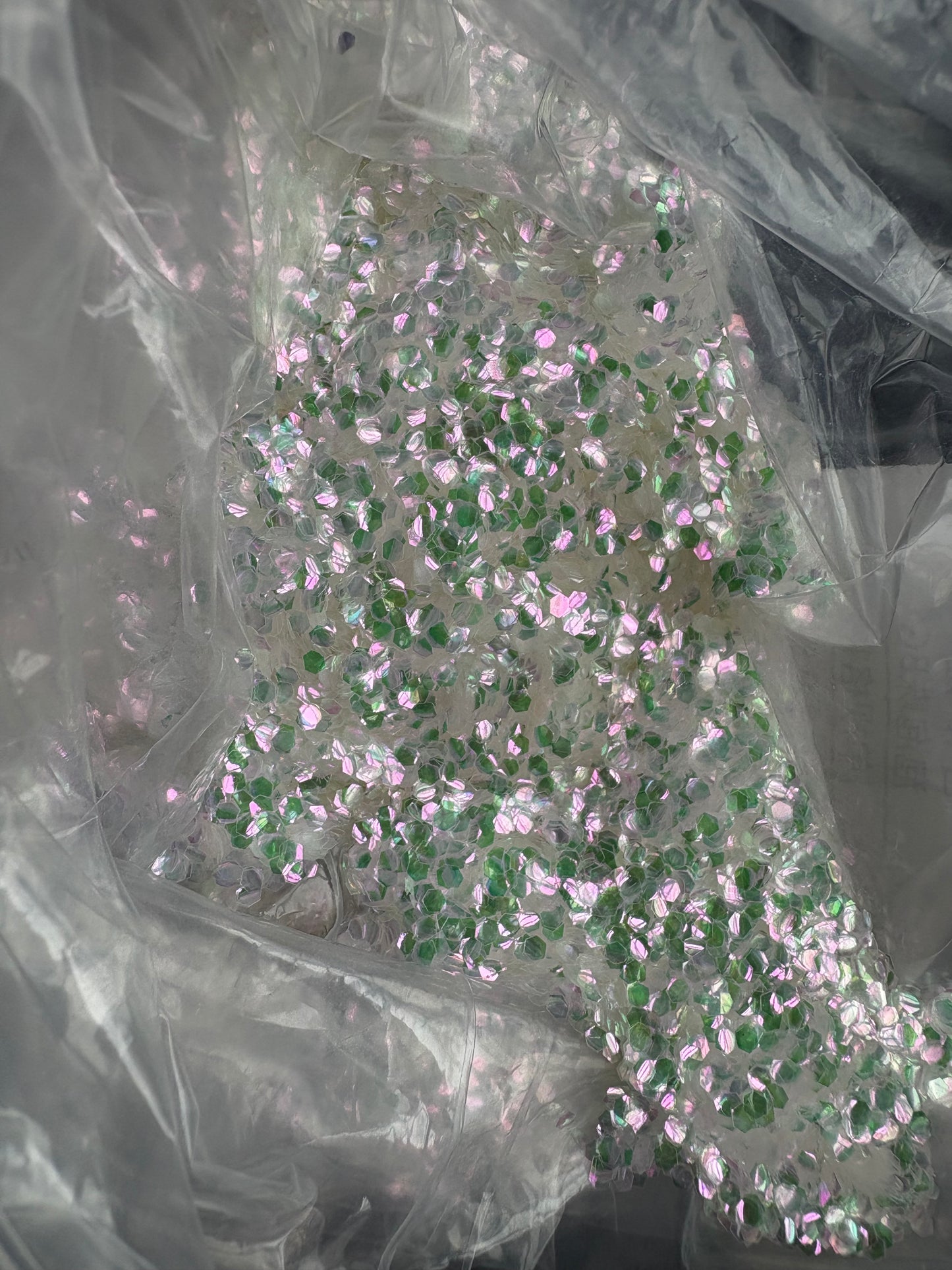 Holographic Fluff bubble glitter