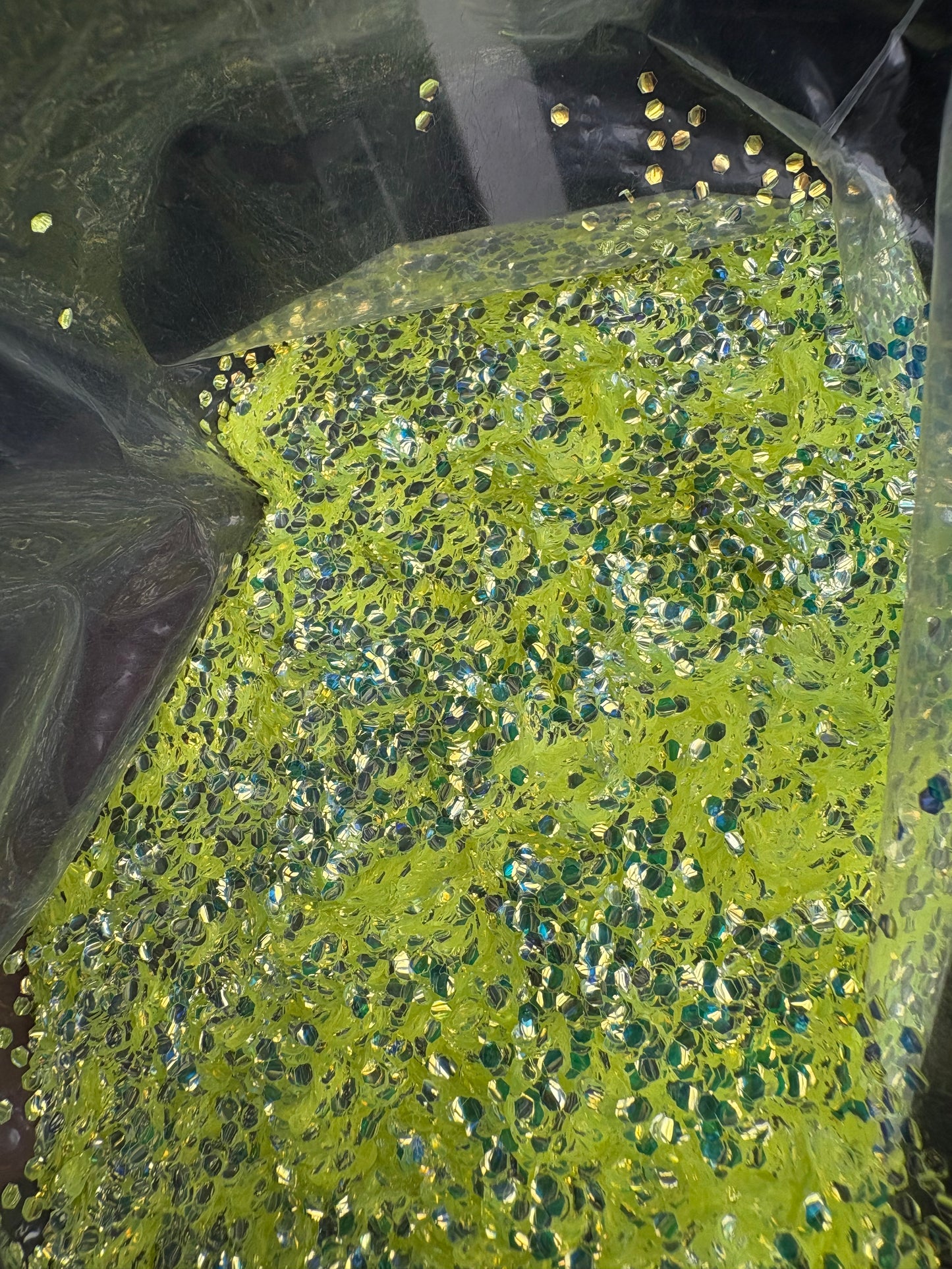 Lemon Drop bubble glitter