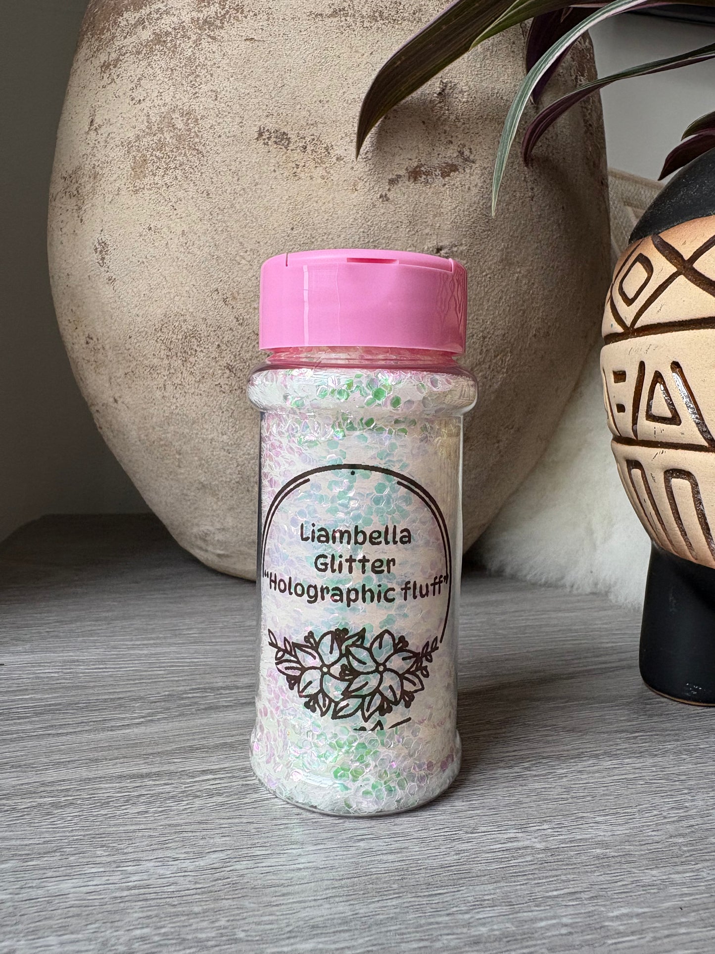 Holographic Fluff bubble glitter