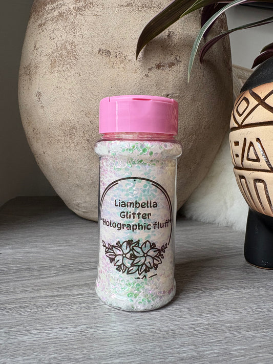 Holographic Fluff bubble glitter