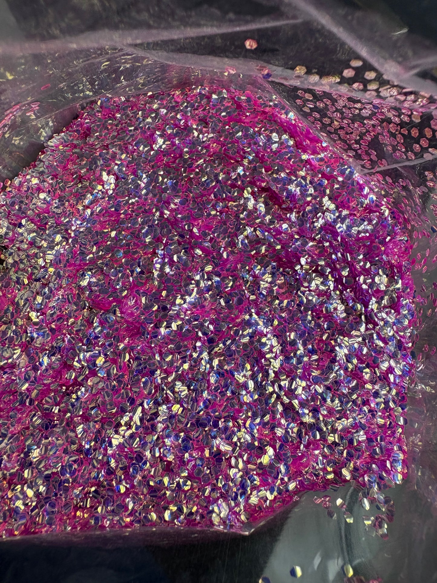 Rosey Cheeks bubble glitter
