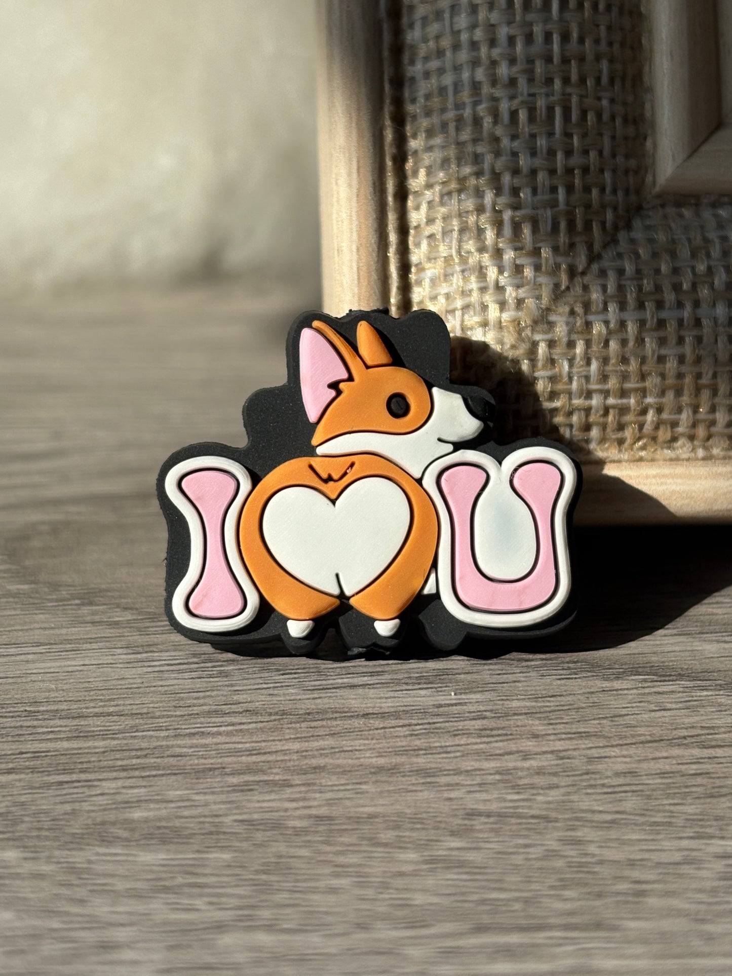 Corgi Dog Silicone Focal Beads