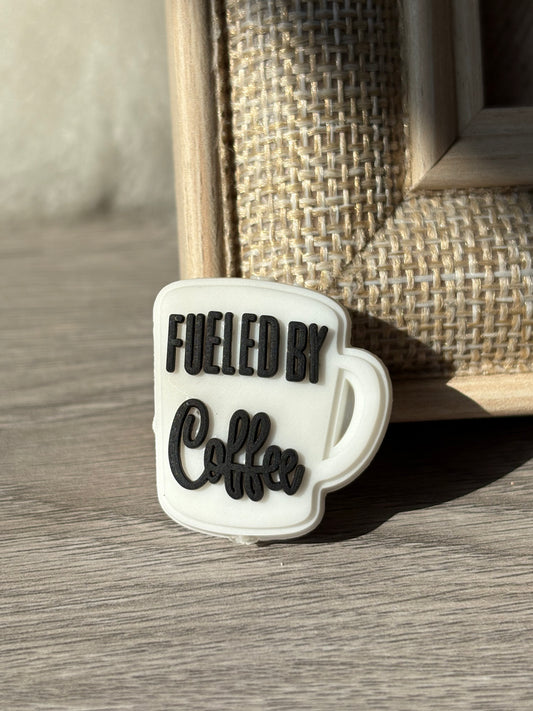 Filled by coffee Silicone Focal Beads