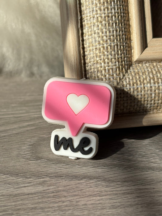 Heart Me Silicone Focal Beads
