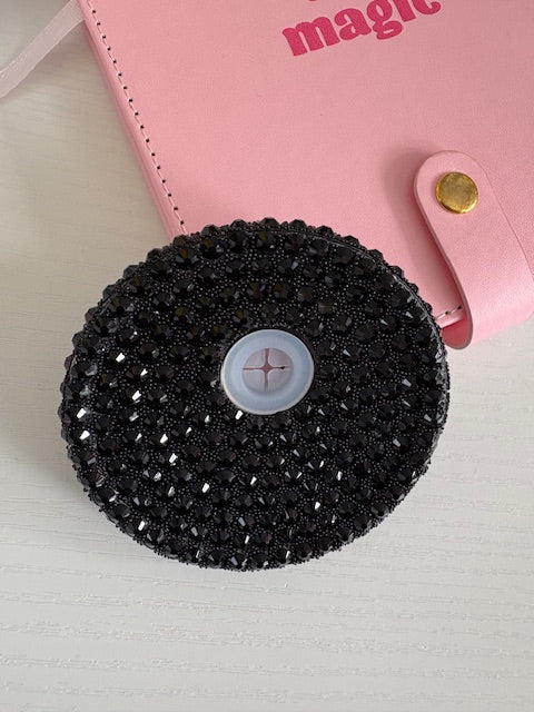 Black Bling 16oz Lid
