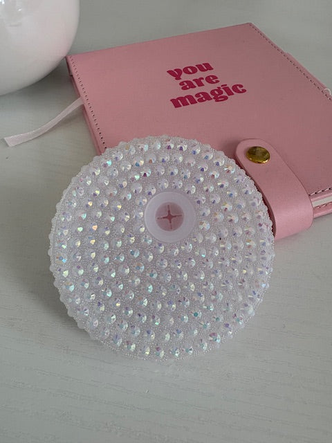 White Bling 16oz Lid