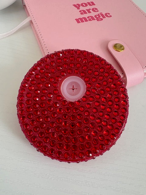Red Bling 16oz Lid