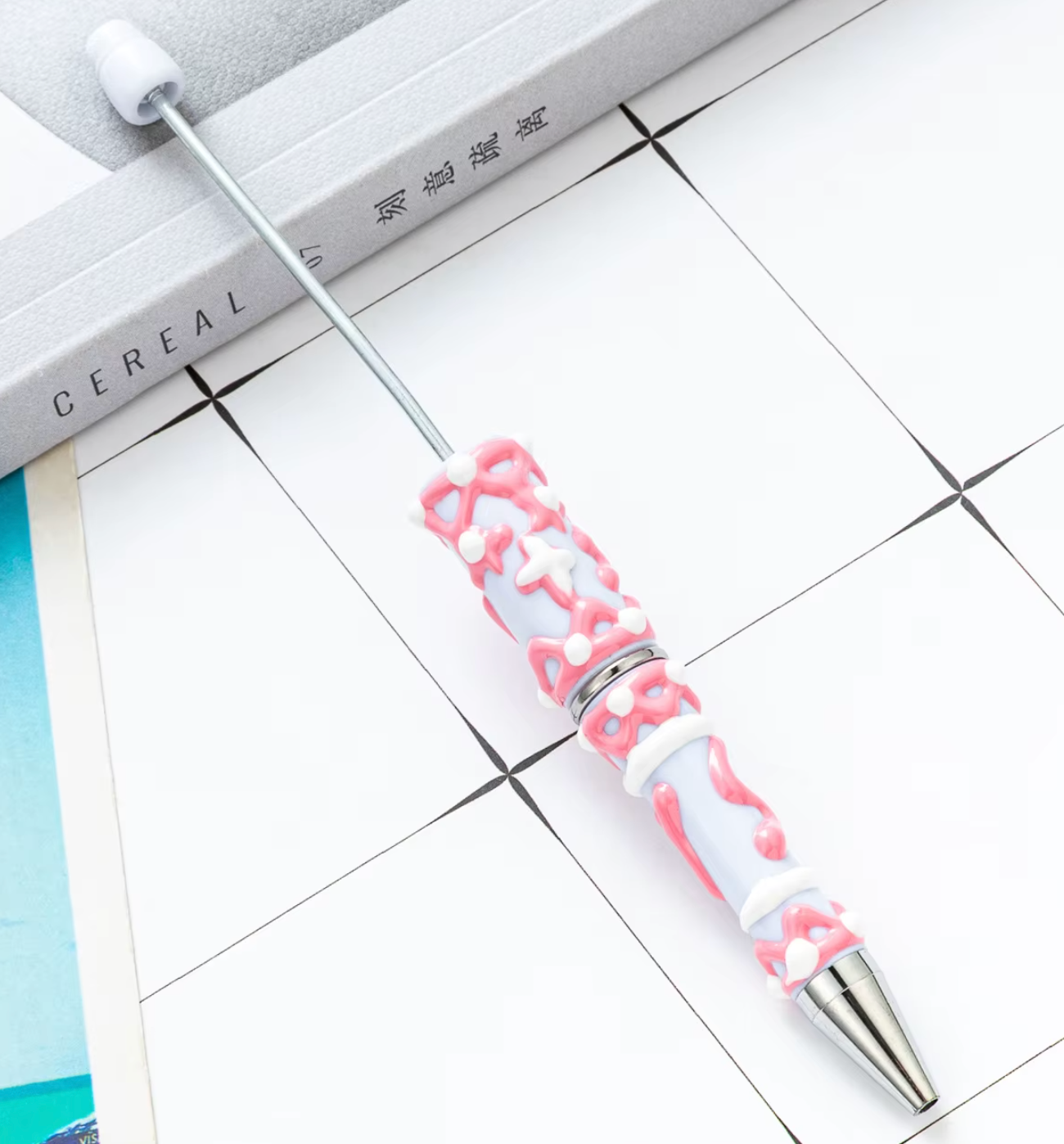 3D Cream Drip Beadable pens