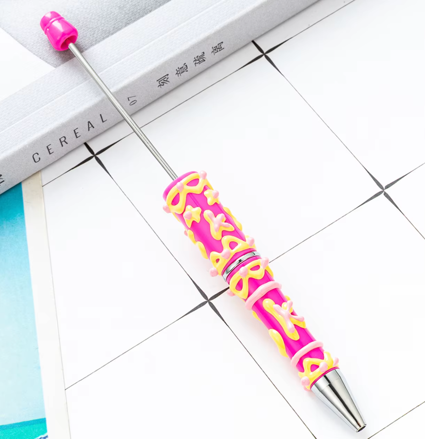 3D Cream Drip Beadable pens