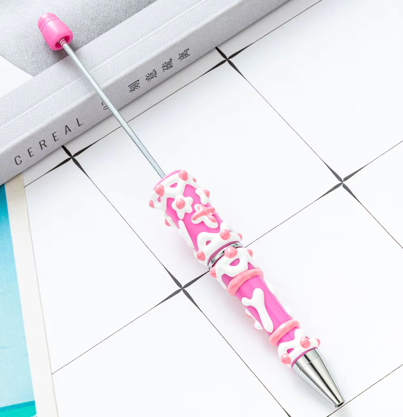 3D Cream Drip Beadable pens