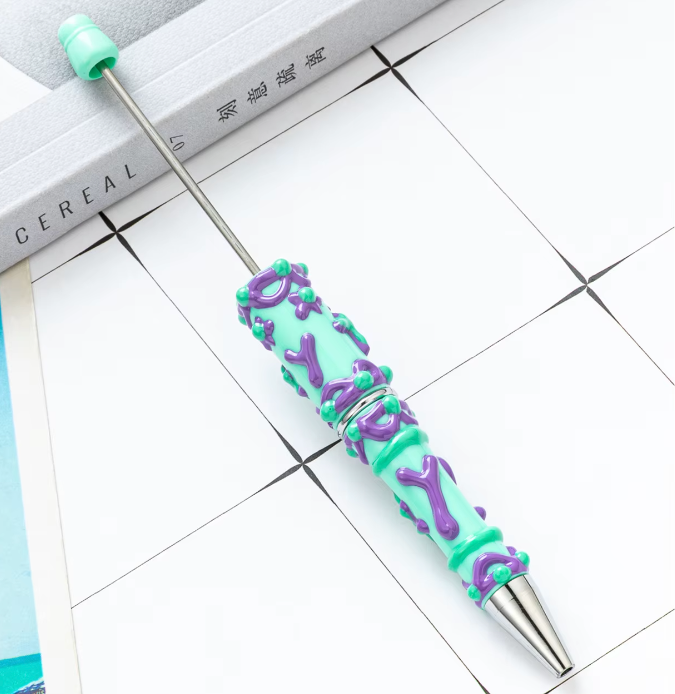 3D Cream Drip Beadable pens