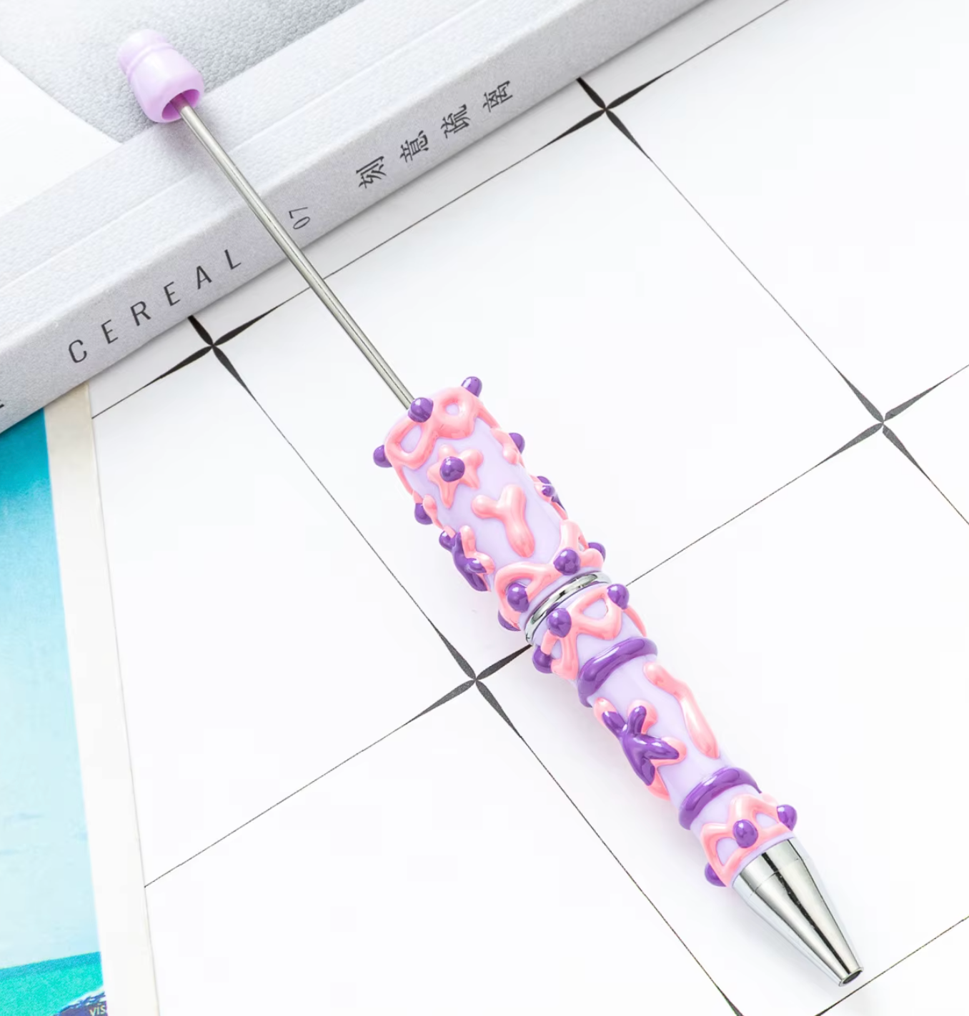 3D Cream Drip Beadable pens